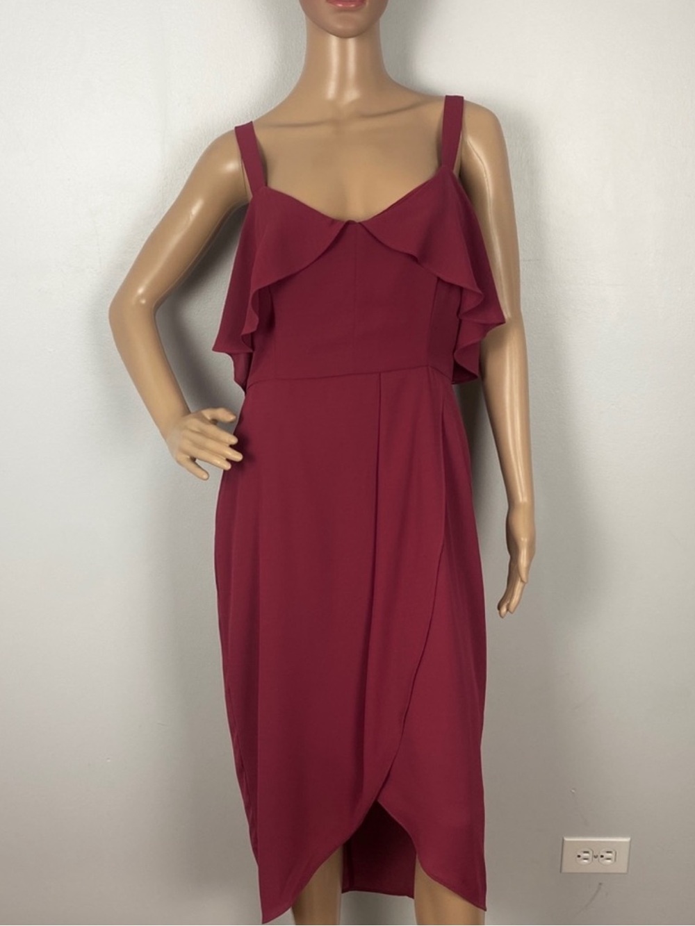 COOPER ST. RUFFLE MIDI DRESS - Picture 2 of 9
